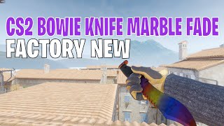 Bowie Knife Marble Fade | CS2 Skin Showcase #175