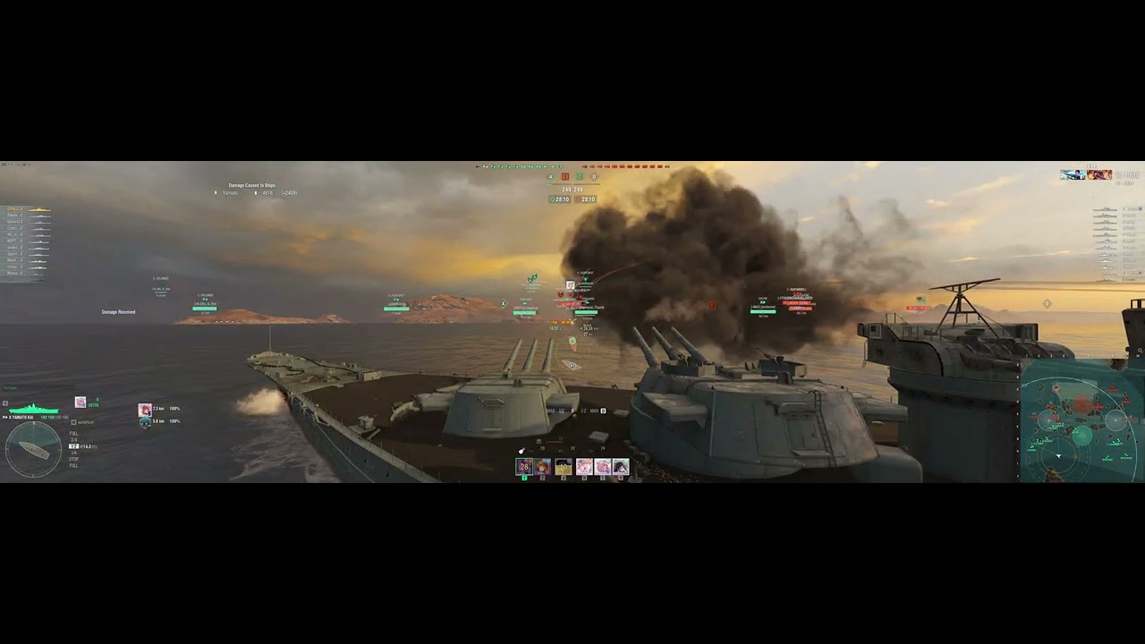 One Way Ticket Challenge With T10 IJN Yamato Kai [9/4/2025] 2nd