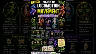 class 11 locomotion and movment for neet students 👍