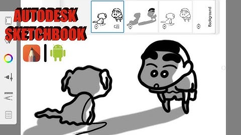 Autodesk sketchbook android drawing | Timelapse | Shinchan | 2019