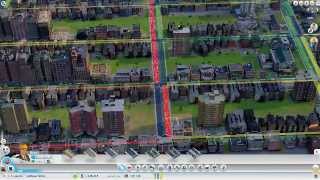 Simcity 5 Light Stuck on Red - Cars in Intersection