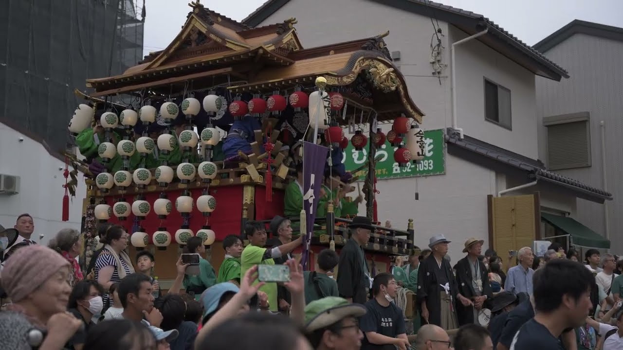若狭小浜の放生祭（ほうぜまつり）2025【演物が集結】宵宮勢揃い - 八幡神社例祭