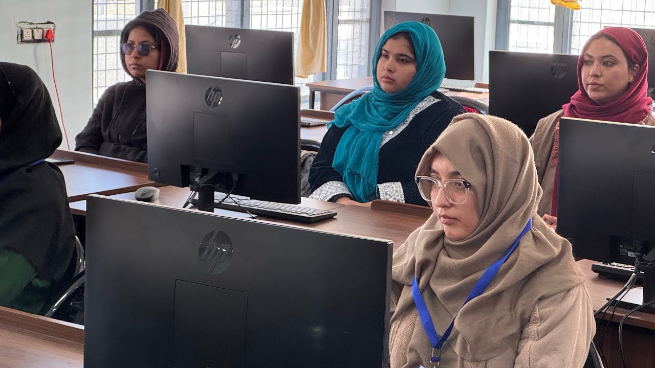 District Level India Skills Competition 2025 for Graphic Designing  Held at GDC Kargil