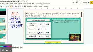 Word Problems Guided Practice 5.3K - Google Slides