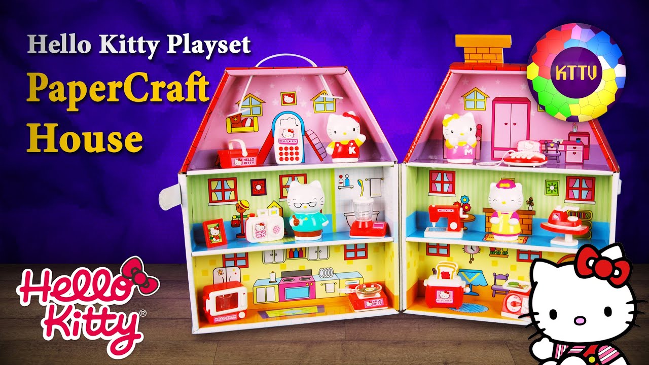 Hello Kitty · PaperCraft House by KTTV - YouTube