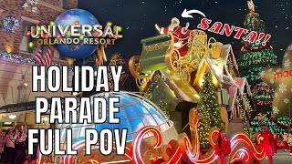 Universals Holiday Parade Featuring Macys | Full Parade POV 2021