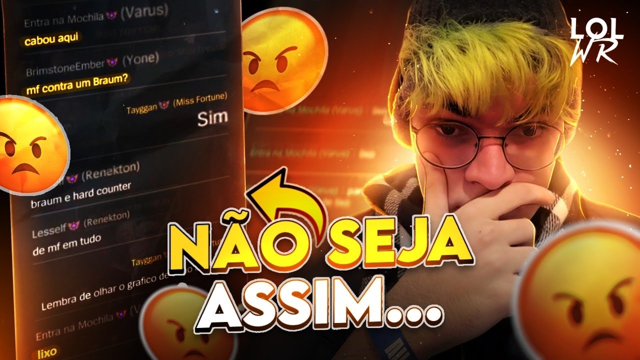 NÃO SEJAM ESSE TIPO DE JOGADOR!!! A ARROGÂNCIA PRECEDE A QUEDA… | LoL Wild Rift