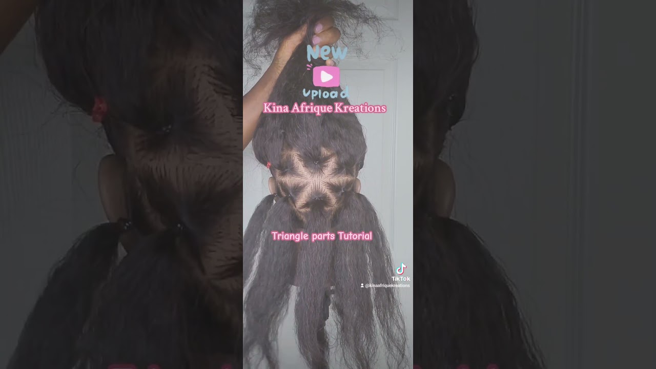 Parting tutorials for box braids 