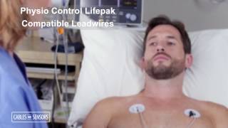 11110-000102 Physio Control Lifepak Compatible Leadwires