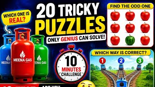 20 Tricky Puzzles Only Geniuses Can Solve
