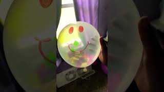 I made my smiley face balloon