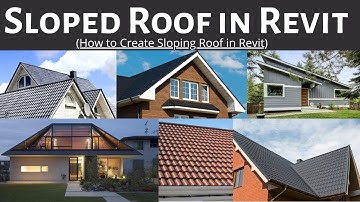 How to Design Sloped Roof in Revit | Sloped Roof in Revit Tutorial