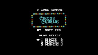 Andy Tries │ Circus Charlie (Famicom) screenshot 2