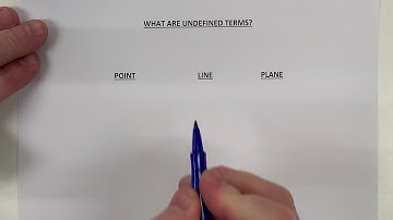 What are undefined terms