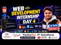 Web Development Internship Classes Day 4 | HTML CSS PHP BASIC | Internship Training in Hindi