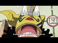 Jabura and usopp sogeking laugh at kakus giraffe form  one piece