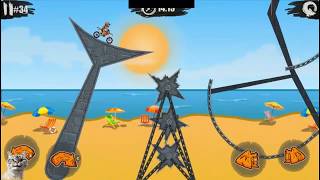 MOTO X3M Bike Racing Game - levels 32 - 44 Gameplay Walkthrough Part 1 (iOS, Android) #MIAUG ANYING screenshot 4