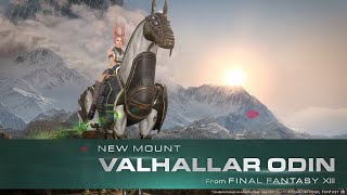 Valhallar Odin Mount Revealed! | Final Collector’s Edition Mount | FFXIV Evercold