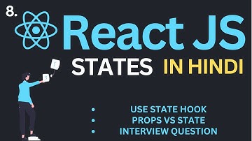 State in ReactJs Tutorial in Hindi | Complete React Course in Hindi #8