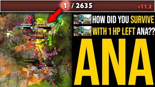 Incredible Ana Pudge Survived With 1 Hp Left Pudge Official