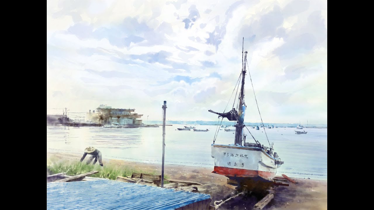 佐島漁港(水彩画) maxresdefault.jpg