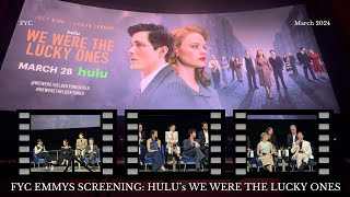 Highlights from Hulu's We Were The Lucky Ones FYC For Your Emmy Consideration Screening #joeyking