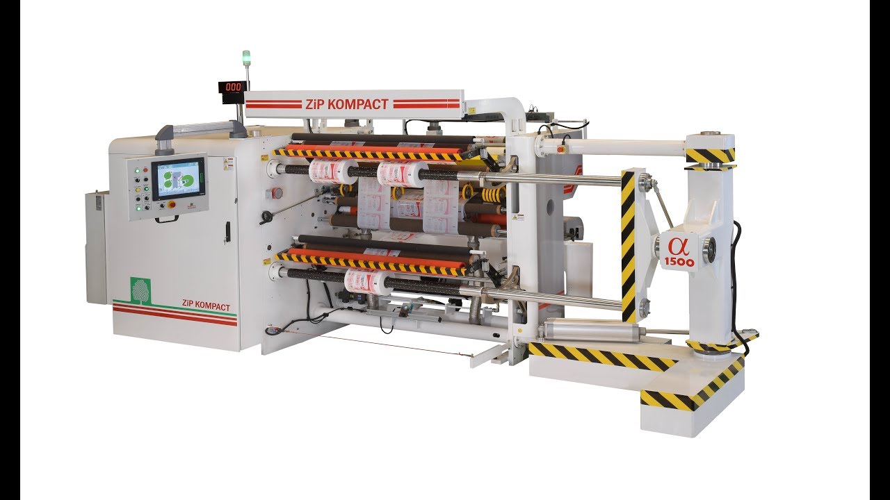 Duplex Slitter Rewinder -700 MPM -50 Micron PE - YouTube