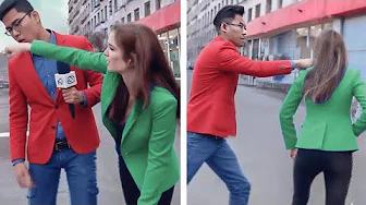 Karen SLAPS Him Then Gets A$$ WHUPPED!