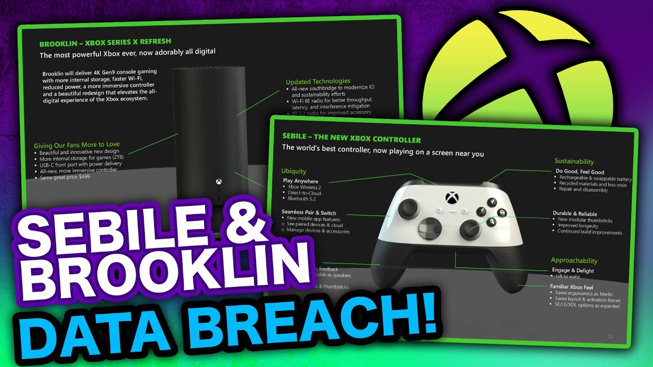 Xbox News - Data Breach Edition! - Codenames Brooklin and Sebile 