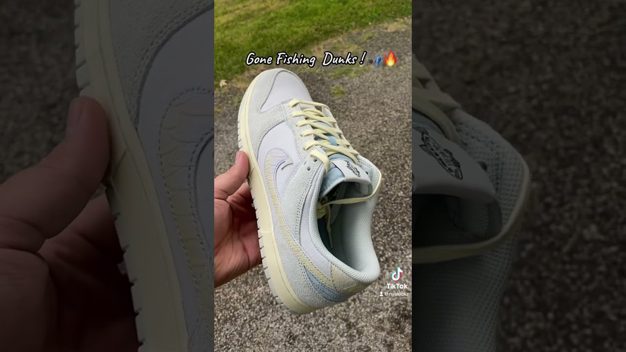 Gone Fishing Dunks 🎣🔥 
