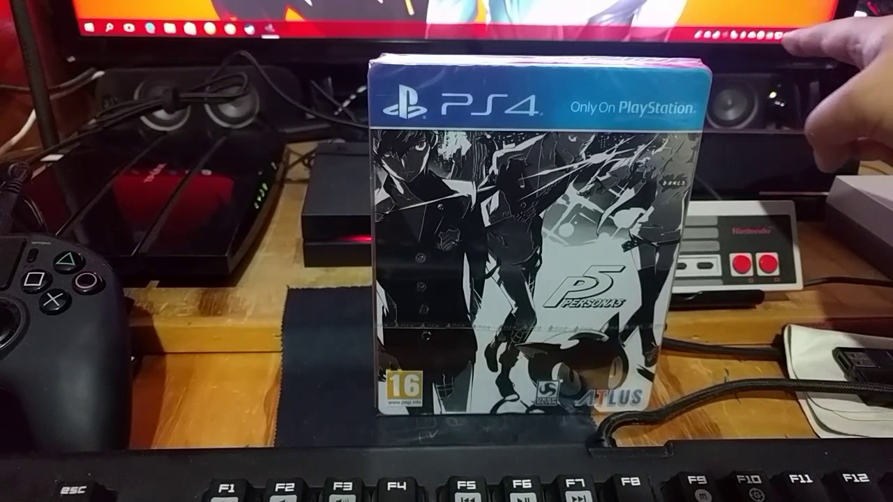 Persona 5 steel case edition unboxing (in English) - YouTube