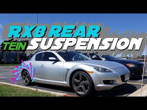 Rx8 Rear Lowering springs/shocks/coil-overs/ replace/ install - YouTube