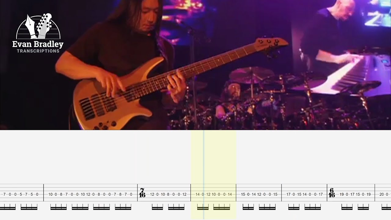 Dream Theater - Instrumedley Bass Tab - YouTube