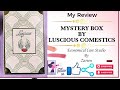 Lusciouscosmetics reviewtime mysterybox whats in mystery box  luscious cosmetics mystery box
