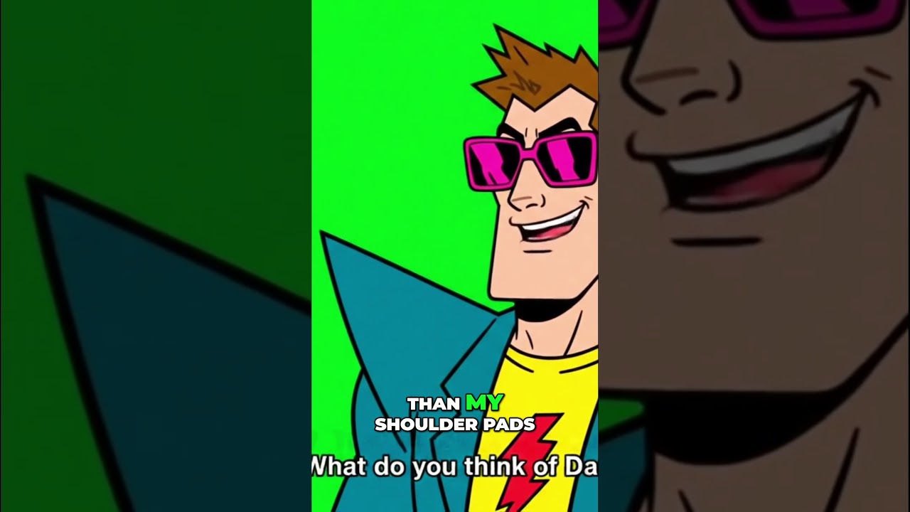 80s Cartoon Characters Judge Dan HARD (Google VEO 3)