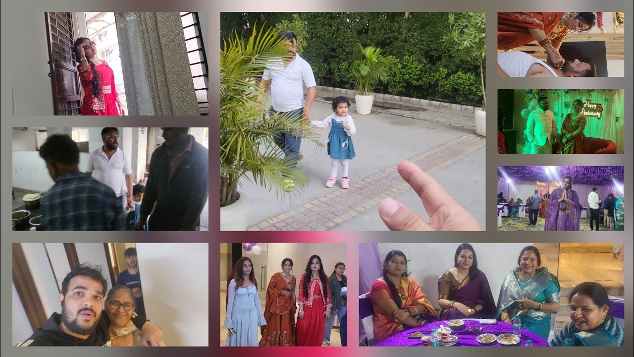 मौसी मौसाजी की 25th शादी की शालगिरह और फुल मस्ती ❤️