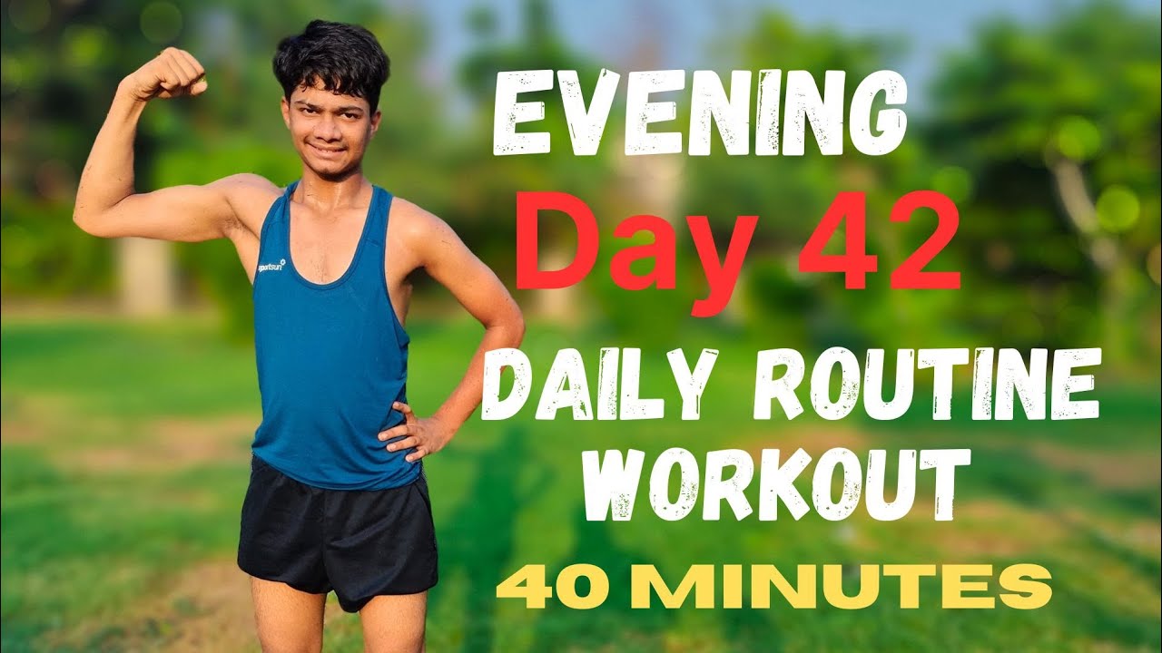 Daily routine workout Evening Day 42 #gym #workout #fitness #youtube ...