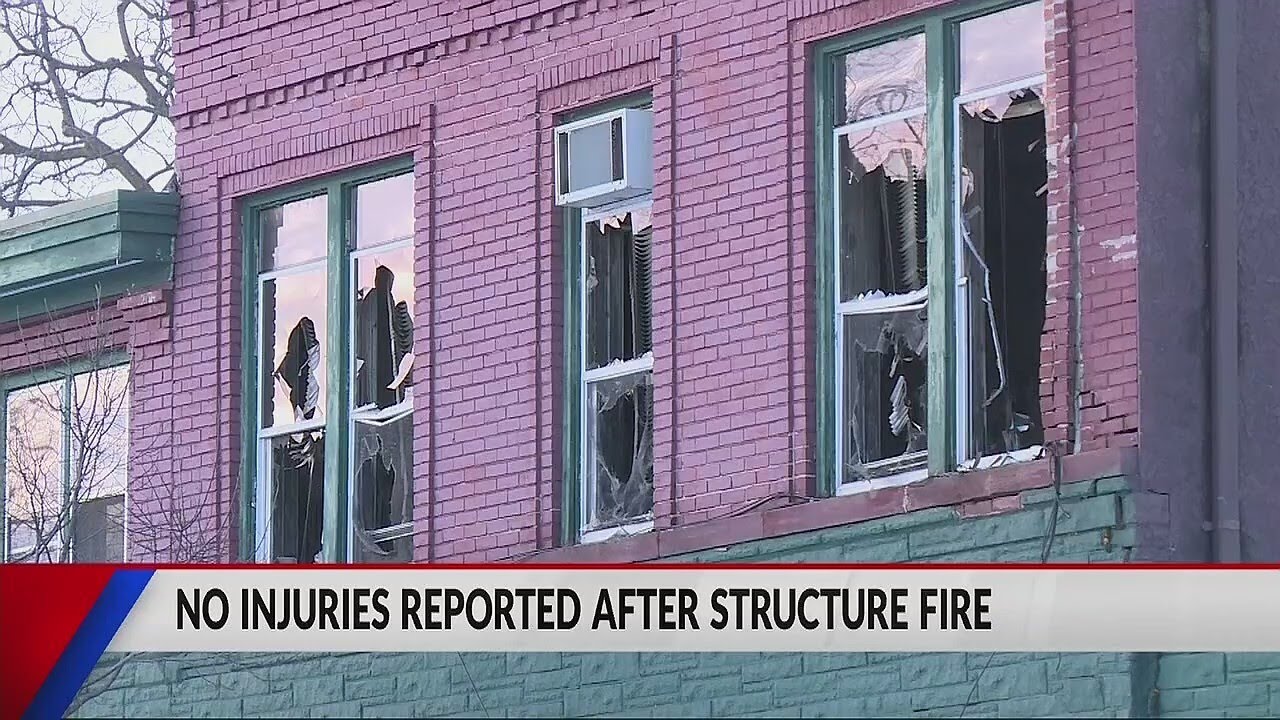 No injuries in structure fire - YouTube