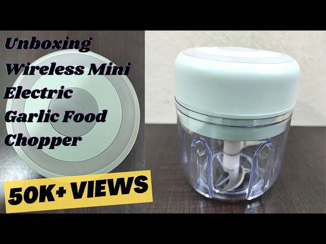Deago Electric Mini Garlic Chopper Portable Cordless Food