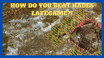 THIS GAME WENT THE DISTANCE | 1v1 Oranos vs Hades #aom #ageofempires