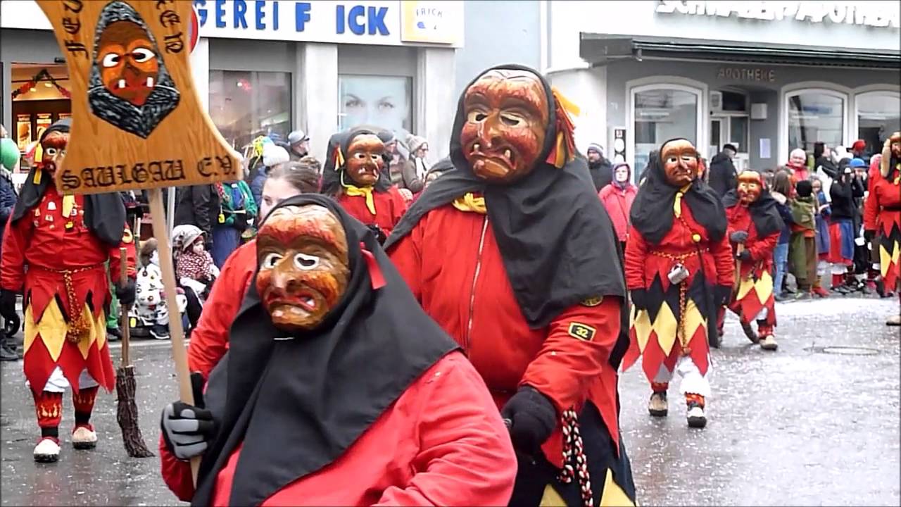 Feuerhexen - Saulgau E V  Umzug Bad Saulgau 09 02 2016