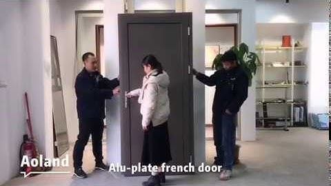 Aoland alu-plate french door