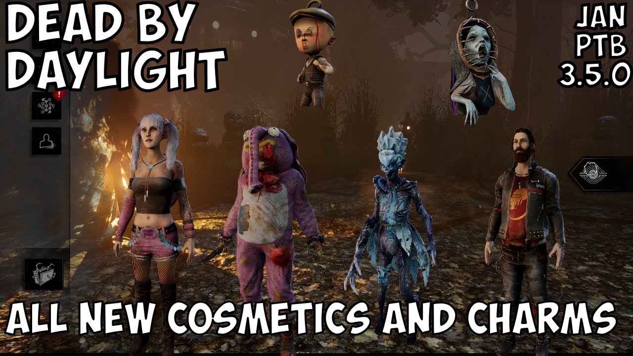 All New Cosmetics And Charms Coming Ptb 3 5 0 Dead By Daylight Youtube