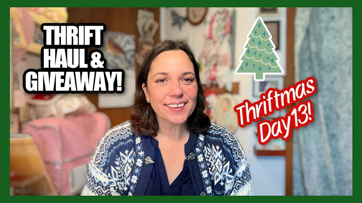 THRIFT & GOODWILL HAUL! GIVEAWAY & WINNERS! Thriftmas Day 13!