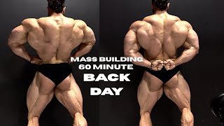 60 MINUTE MASS BUILDING BACK WORKOUT - 25 DAYS OUT