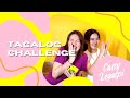 PURE TAGALOG CHALLENGE with my mom!