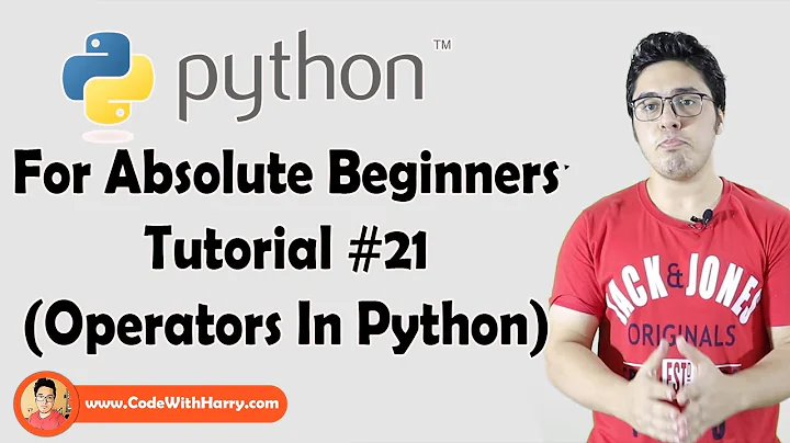 Operators In Python | Python Tutorials For Absolute Beginners In Hindi #21