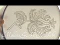 Hand Embroidery  White Work  How to embroider a lace white flower