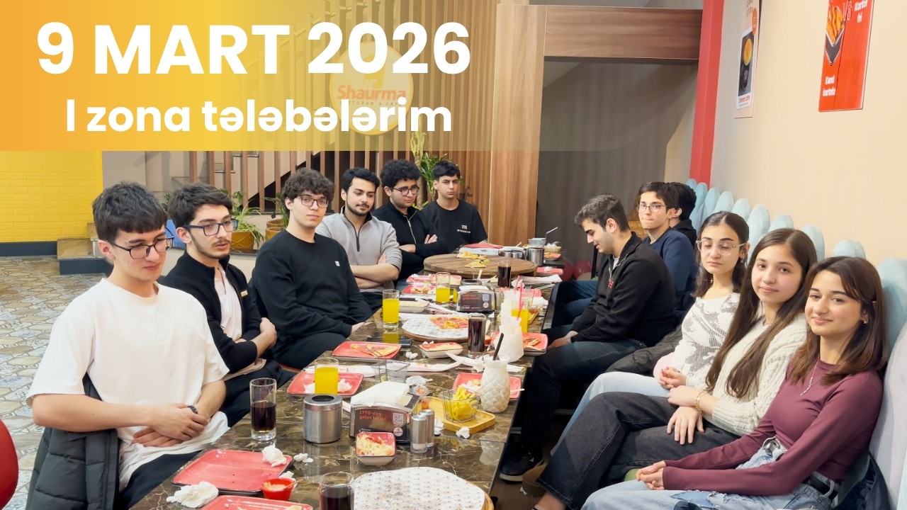 9 mart 2026 imtahan verən tələbələrimin bir qismi