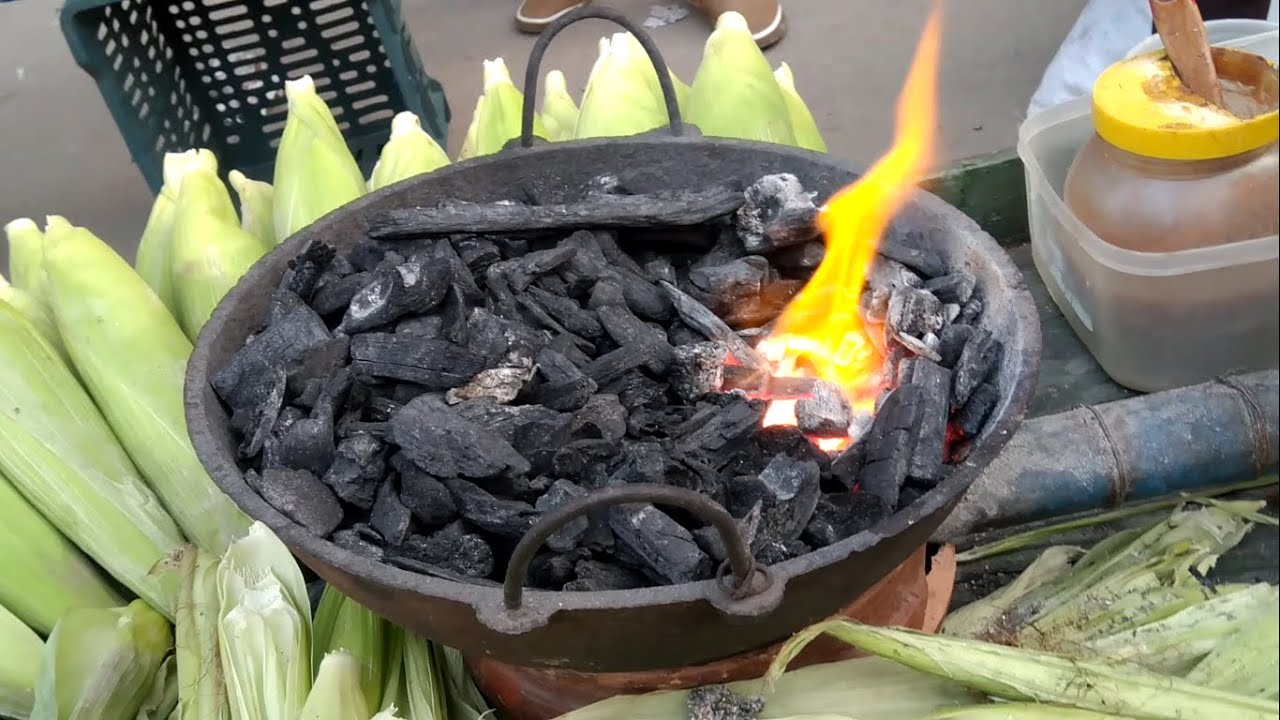 Indian Corn at Uttara - Deshi Street Food - YouTube